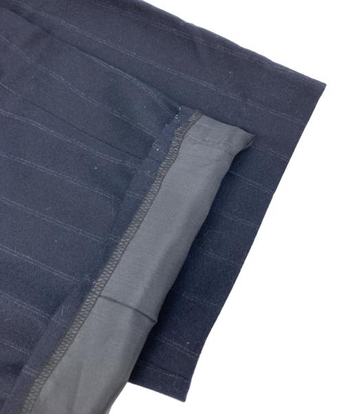 LAUREN RALPH LAUREN（ローレンラルフローレン）LAUREN RALPH LAUREN (ローレンラルフローレン) ストライプウールスラックス ネイビー サイズ:4の古着・服飾アイテム