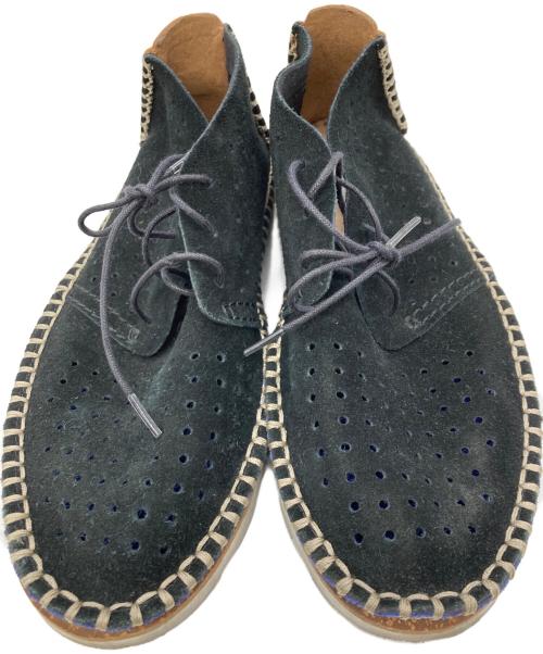 CLARKS（クラークス）CLARKS (クラークス) パンチングスウェードブーツ ブラック サイズ:US6.5/UK4/EUR37/23.5cmの古着・服飾アイテム