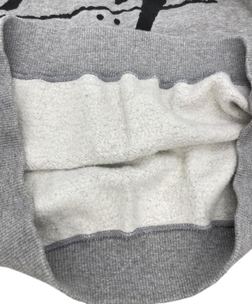 stussy（ステューシー）stussy (ステューシー) プリントスウェット グレー サイズ:Ｍの古着・服飾アイテム