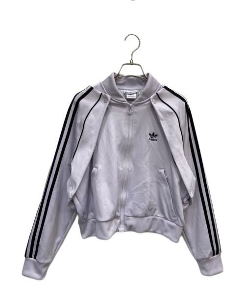adidas Originals（アディダスオリジナル）adidas originals (アディダスオリジナル) Always Original SSTトラックジャケット パープル サイズ:3XLの古着・服飾アイテム