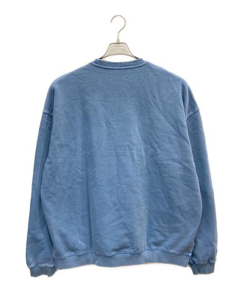 ENEBEYC（エネベイク）ENEBEYC (エネベイク) ロゴ刺繍スウェット ブルー サイズ:XLの古着・服飾アイテム