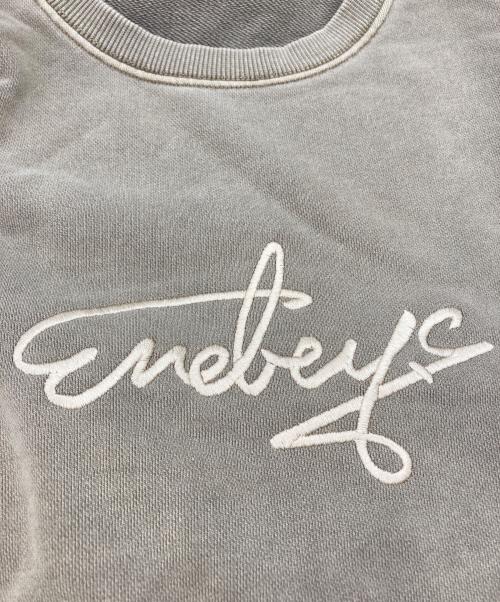 ENEBEYC（エネベイク）ENEBEYC (エネベイク) ロゴ刺繍スウェット ベージュ サイズ:Lの古着・服飾アイテム