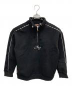ENEBEYCエネベイク）の古着「ハーフジップスウェット」｜ブラック