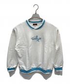 ENEBEYCエネベイク）の古着「ロゴ刺繍スウェット」｜ホワイト