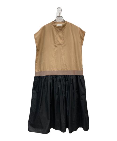 CAROLINA GLASER（カロリナ グレイサー）CAROLINA GLASER (カロリナ グレイサー) ワンピース ベージュ サイズ:表記なしの古着・服飾アイテム
