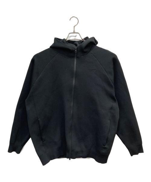 NEW BALANCE（ニューバランス）NEW BALANCE (ニューバランス) MET24 Knit Zip Up Hoodie Jacket ブラック サイズ:XLの古着・服飾アイテム
