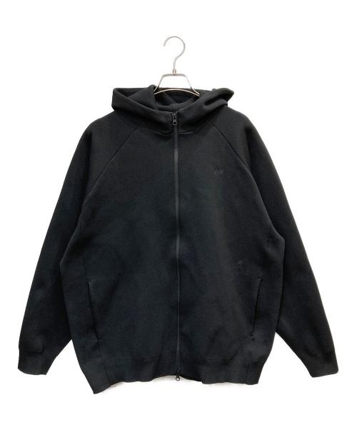 NEW BALANCE（ニューバランス）NEW BALANCE (ニューバランス) MET24 Knit Zip Up Hoodie Jacket ブラック サイズ:XLの古着・服飾アイテム