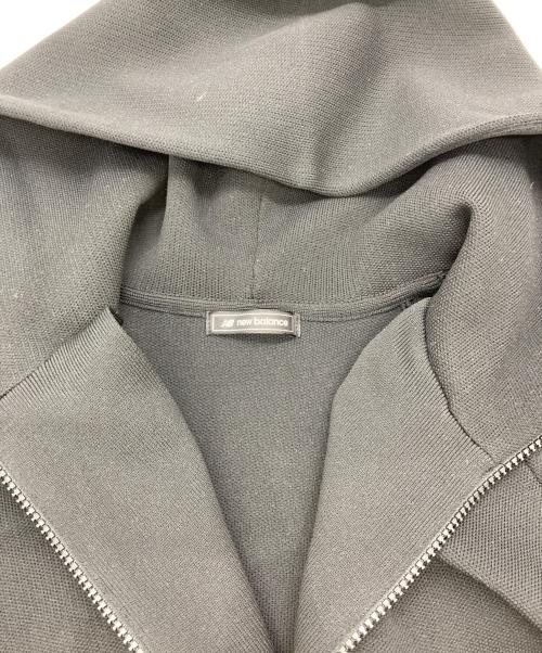 NEW BALANCE（ニューバランス）NEW BALANCE (ニューバランス) MET24 Knit Zip Up Hoodie Jacket ブラック サイズ:XLの古着・服飾アイテム