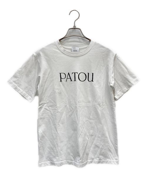 patou（パトゥ）patou (パトゥ) オーガニックコットン パトゥロゴTシャツ ホワイト サイズ:Sの古着・服飾アイテム