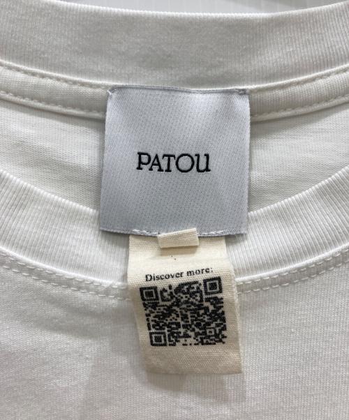 patou（パトゥ）patou (パトゥ) オーガニックコットン パトゥロゴTシャツ ホワイト サイズ:Sの古着・服飾アイテム