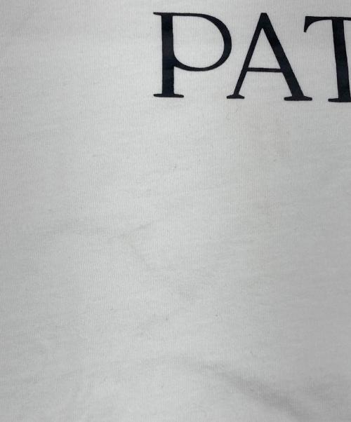 patou（パトゥ）patou (パトゥ) オーガニックコットン パトゥロゴTシャツ ホワイト サイズ:Sの古着・服飾アイテム