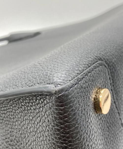 MICHAEL KORS（マイケル・コース）MICHAEL KORS (マイケルコース) 2WAYバッグ ブラックの古着・服飾アイテム