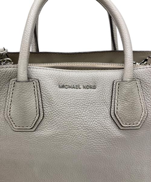 MICHAEL KORS（マイケル・コース）MICHAEL KORS (マイケルコース) ハンドバッグ グレーの古着・服飾アイテム