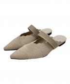 VIVAIAビバイア）の古着「ポインテッドトゥミュール」｜アイボリー