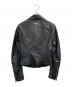 ARMANI EXCHANGE (アルマーニ エクスチェンジ) ラムレザーダブルライダースジャケット ブラック サイズ:XS：9000円