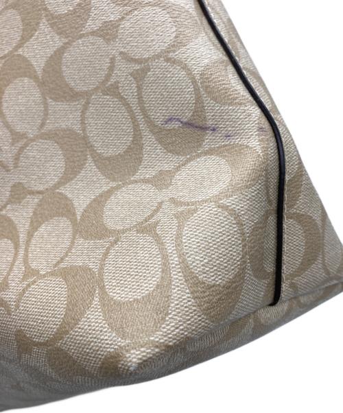 COACH（コーチ）COACH (コーチ) ギャラリー トートバッグ ベージュの古着・服飾アイテム