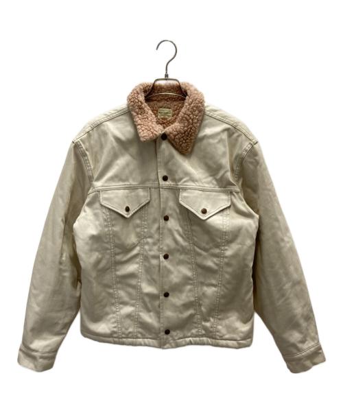 WAREHOUSE（ウエアハウス）WAREHOUSE (ウエアハウス) 3RD TYPE PIQUE BORE JACKET アイボリー サイズ:42の古着・服飾アイテム