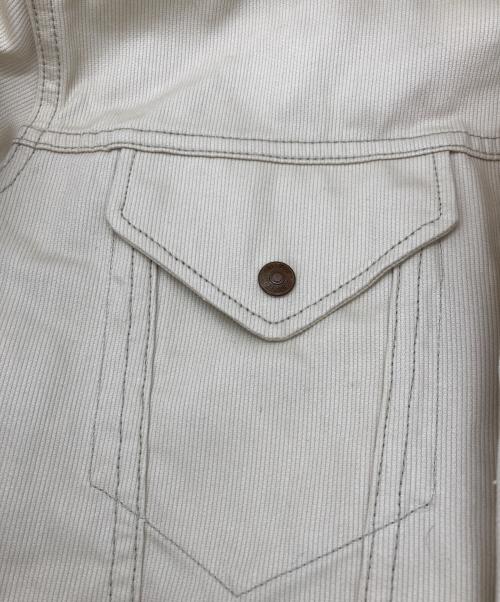 WAREHOUSE（ウエアハウス）WAREHOUSE (ウエアハウス) 3RD TYPE PIQUE BORE JACKET アイボリー サイズ:42の古着・服飾アイテム