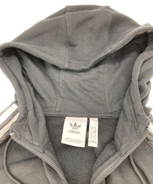 adidas Originals（アディダスオリジナル）adidas originals (アディダスオリジナル) ジップパーカー ブラックの古着・服飾アイテム