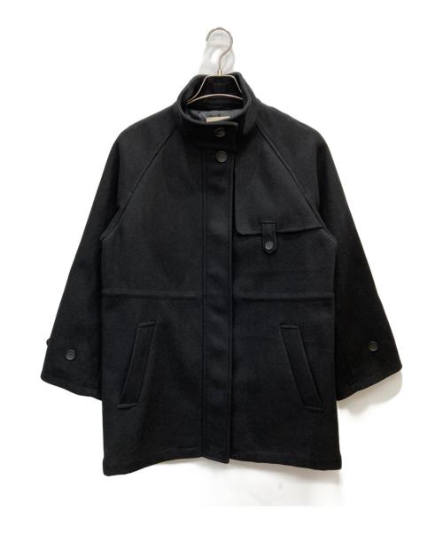 FREAK'S STORE（フリークスストア）FREAK'S STORE (フリークストア) ウーリー ハイネックギャザーコート ブラック サイズ:FREEの古着・服飾アイテム