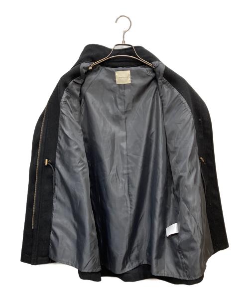 FREAK'S STORE（フリークスストア）FREAK'S STORE (フリークストア) ウーリー ハイネックギャザーコート ブラック サイズ:FREEの古着・服飾アイテム