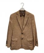 BROOKS BROTHERSブルックスブラザーズ）の古着「グレンチェックテーラードジャケット」｜ベージュ