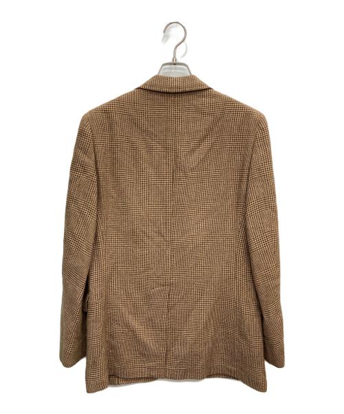 BROOKS BROTHERS（ブルックスブラザーズ）BROOKS BROTHERS (ブルックスブラザーズ) グレンチェックテーラードジャケット ベージュ サイズ:Mの古着・服飾アイテム