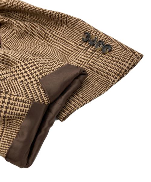 BROOKS BROTHERS（ブルックスブラザーズ）BROOKS BROTHERS (ブルックスブラザーズ) グレンチェックテーラードジャケット ベージュ サイズ:Mの古着・服飾アイテム