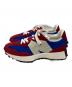 NEW BALANCE (ニューバランス) スニーカー ホワイト×レッド×ブルー サイズ:US9.5/UK9/EUR43/27.5cm：7000円