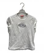 DIESELディーゼル）の古着「ロゴTシャツ」｜ホワイト