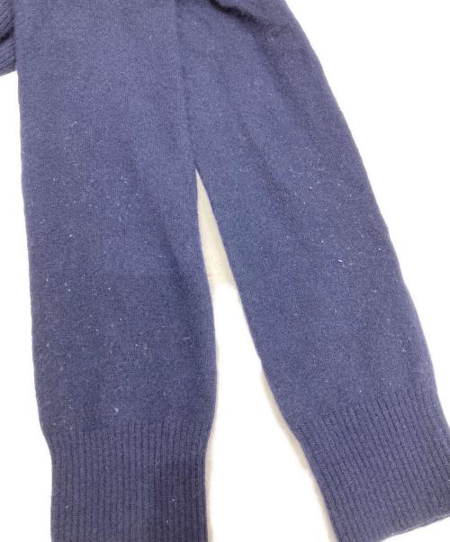 Mardi Mercredi（マルディメクルディ）Mardi Mercredi (マルディメクルディ) METALLIC MARDI FLOWER KNIT PULLOVER ネイビー サイズ:FREEの古着・服飾アイテム