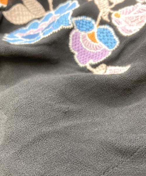 GRACE CONTINENTAL（（グレースコンチネンタル）GRACE CONTINENTAL (（グレースコンチネンタル) マルチフラワー刺繍ブラウス ブラック サイズ:36の古着・服飾アイテム