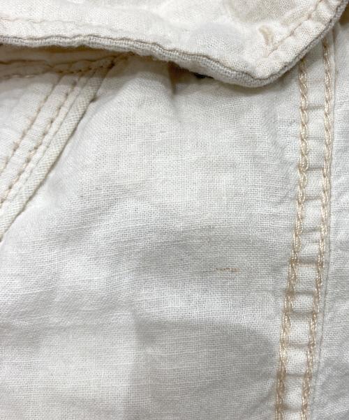 goa（ゴア）goa (ゴア) リネンブレンドフーデッドベスト ホワイト サイズ:FREEの古着・服飾アイテム