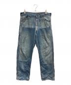 SAINT MICHAELセントマイケル）の古着「DENIM PAINTER PANTS」｜インディゴ