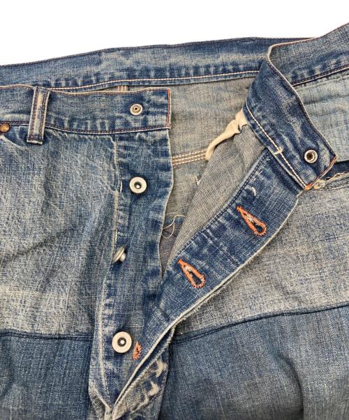 SAINT MICHAEL（セントマイケル）SAINT MICHAEL (セントマイケル) DENIM PAINTER PANTS インディゴ サイズ:Mの古着・服飾アイテム