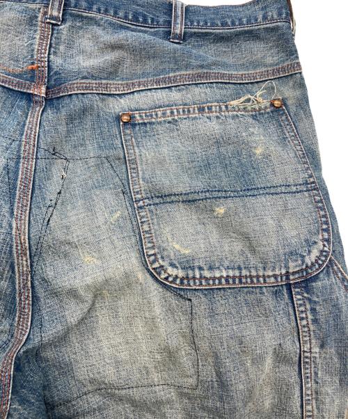 SAINT MICHAEL（セントマイケル）SAINT MICHAEL (セントマイケル) DENIM PAINTER PANTS インディゴ サイズ:Mの古着・服飾アイテム