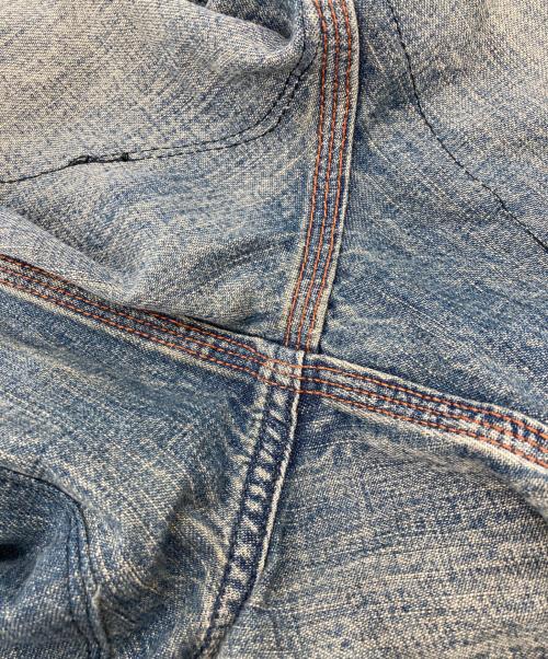 SAINT MICHAEL（セントマイケル）SAINT MICHAEL (セントマイケル) DENIM PAINTER PANTS インディゴ サイズ:Mの古着・服飾アイテム