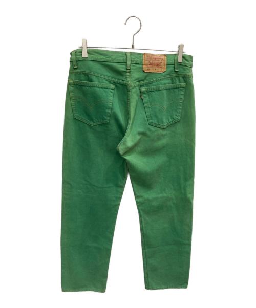 LEVI'S（リーバイス）LEVI'S (リーバイス) 90s後染めカラーデニムパンツ グリーン サイズ:W34の古着・服飾アイテム