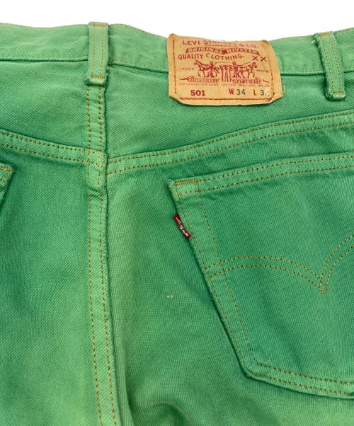 LEVI'S（リーバイス）LEVI'S (リーバイス) 90s後染めカラーデニムパンツ グリーン サイズ:W34の古着・服飾アイテム