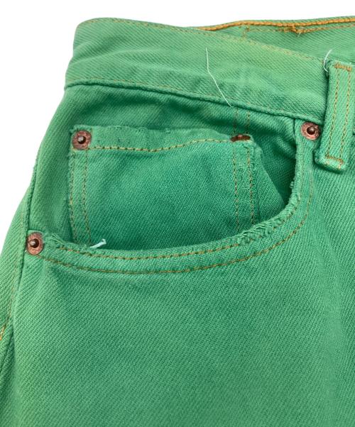 LEVI'S（リーバイス）LEVI'S (リーバイス) 90s後染めカラーデニムパンツ グリーン サイズ:W34の古着・服飾アイテム