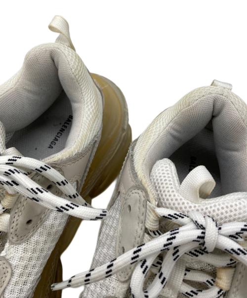 BALENCIAGA（バレンシアガ）BALENCIAGA (バレンシアガ) TRIPLE S CLEAR SOLE ホワイト サイズ:39の古着・服飾アイテム