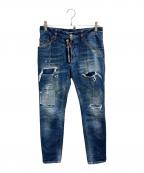 DSQUARED2ディースクエアード）の古着「SKATER JEAN」｜インディゴ