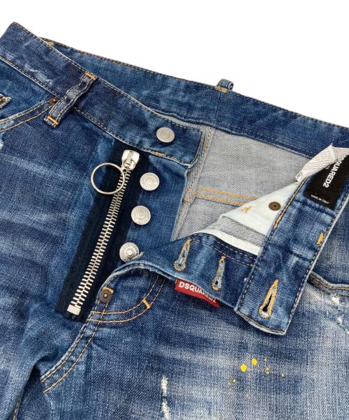 DSQUARED2（ディースクエアード）DSQUARED2 (ディースクエアード) SKATER JEAN インディゴ サイズ:44の古着・服飾アイテム