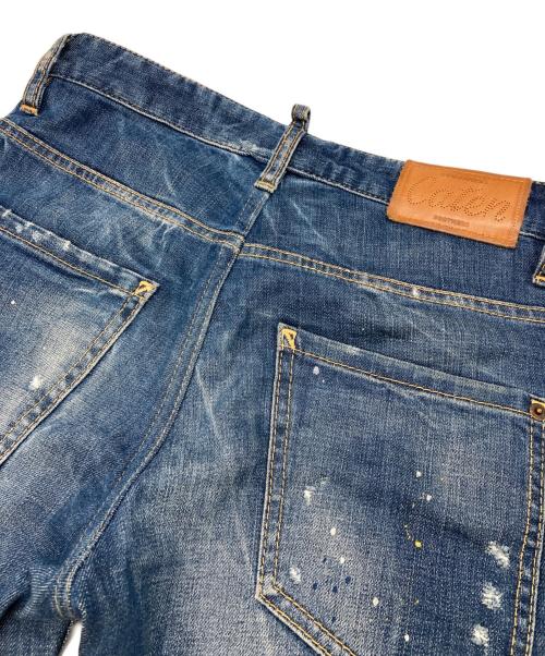 DSQUARED2（ディースクエアード）DSQUARED2 (ディースクエアード) SKATER JEAN インディゴ サイズ:44の古着・服飾アイテム
