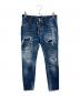 DSQUARED2（ディースクエアード）の古着「SKATER JEAN」｜インディゴ