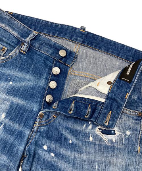 DSQUARED2（ディースクエアード）DSQUARED2 (ディースクエアード) SKATER JEAN インディゴ サイズ:42の古着・服飾アイテム