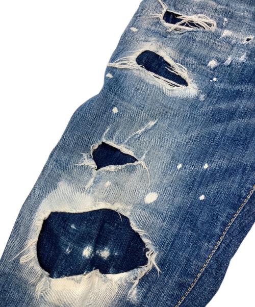 DSQUARED2（ディースクエアード）DSQUARED2 (ディースクエアード) SKATER JEAN インディゴ サイズ:42の古着・服飾アイテム