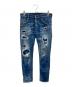 DSQUARED2（ディースクエアード）の古着「SKATER JEAN」｜インディゴ