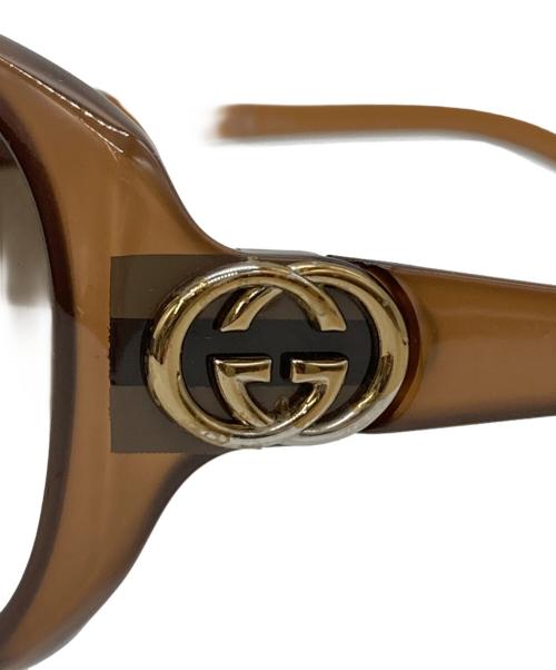 GUCCI（グッチ）GUCCI (グッチ) サングラス ブラウンの古着・服飾アイテム