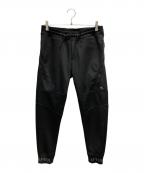 1piu1uguale3ウノピュウノウグァーレトレ）の古着「バイカースウェットパンツ」｜ブラック
